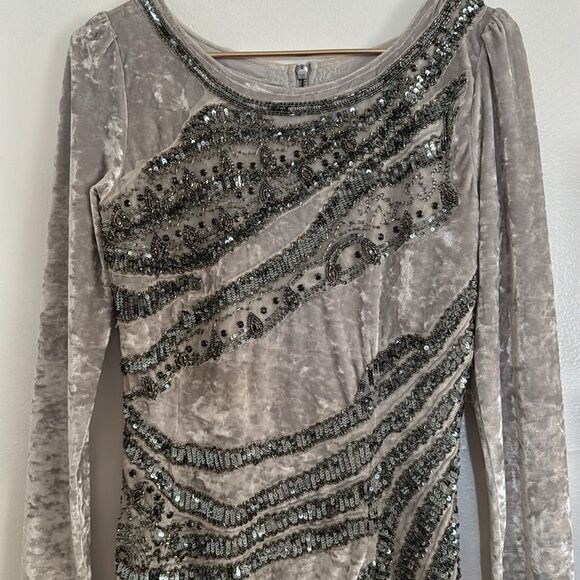 Kimchi Blue Silver Dress EUC - Picture 2 of 8